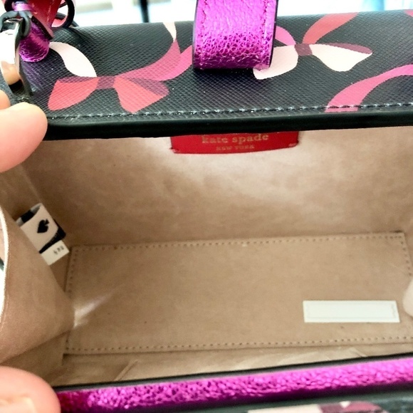 KATE SPADE, New York, Wrapping Party Gift Box, Leather, Crossbody Handbag, Purse - Picture 13 of 16